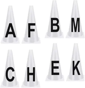 8Pcs Dressage Cones Easy to Set Up Equipment Comprehensive Sturdy Events Sports