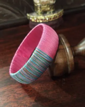Baby Pink Silk Thread Bangles For Special Occaion...!!!!