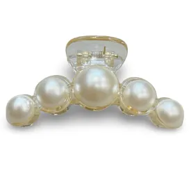 Dots Clip - Pearl White
