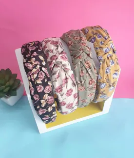 Floral Print Knotted Headband