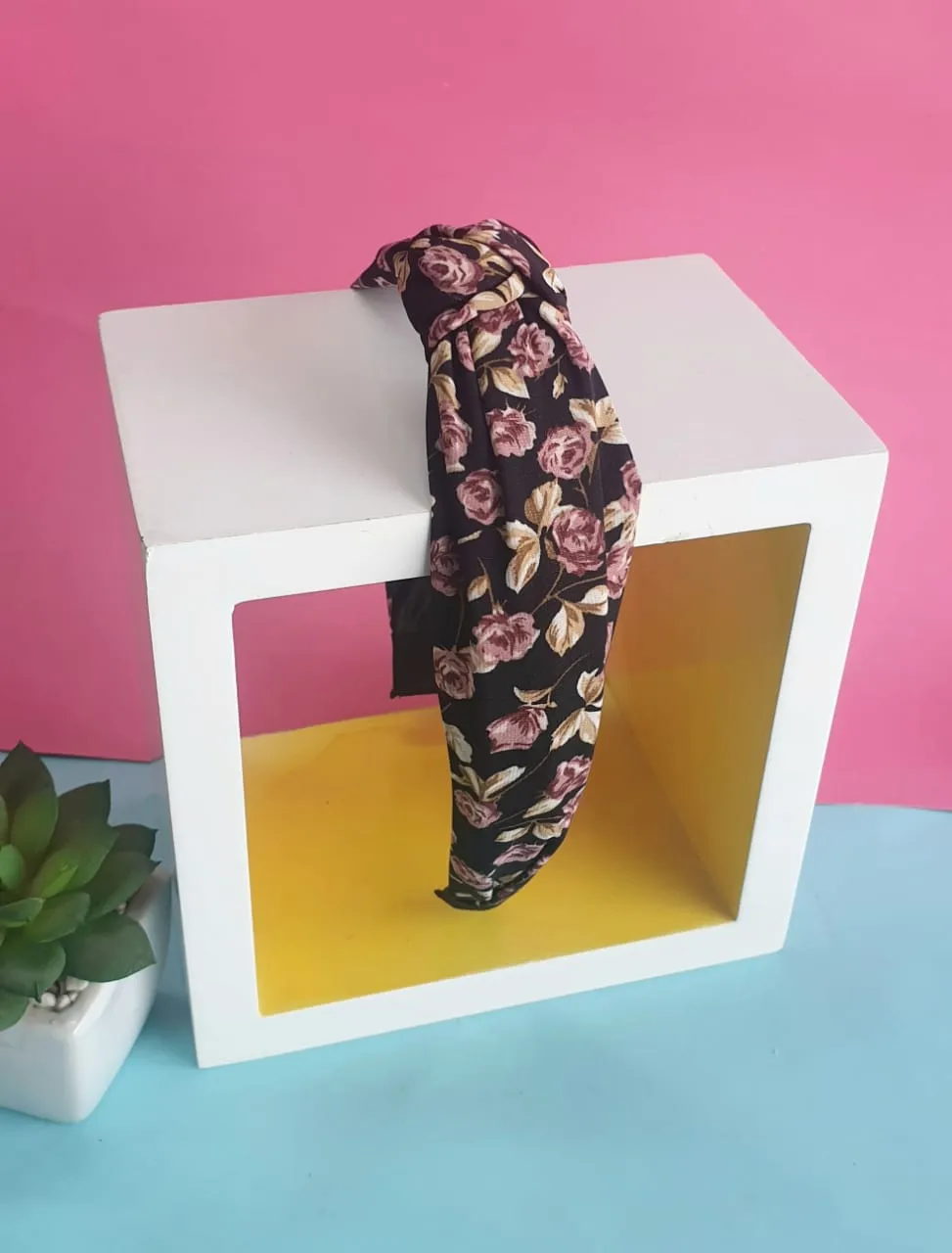 Floral Print Knotted Headband