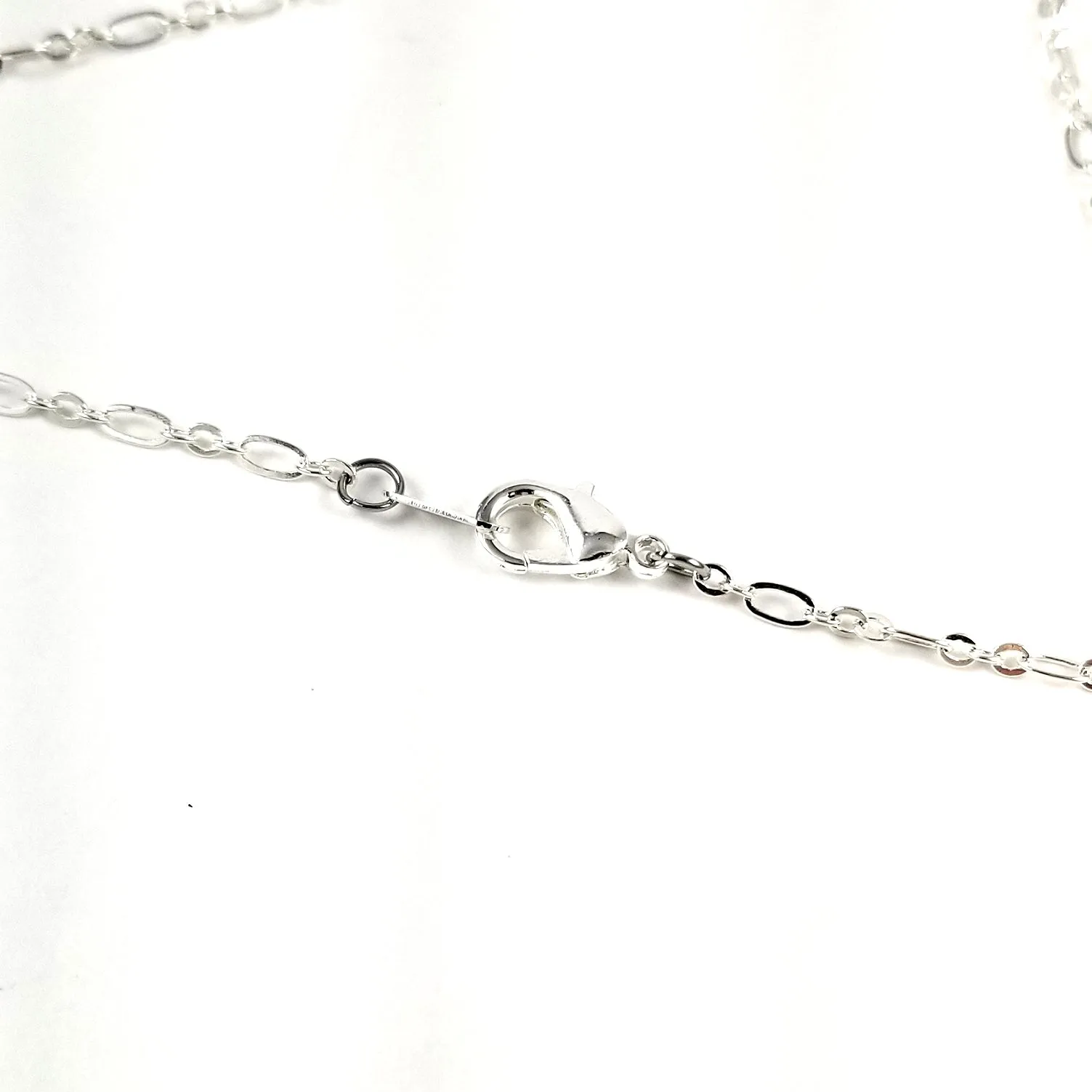Harlequin Apple Blossom Spoon Bar Necklace
