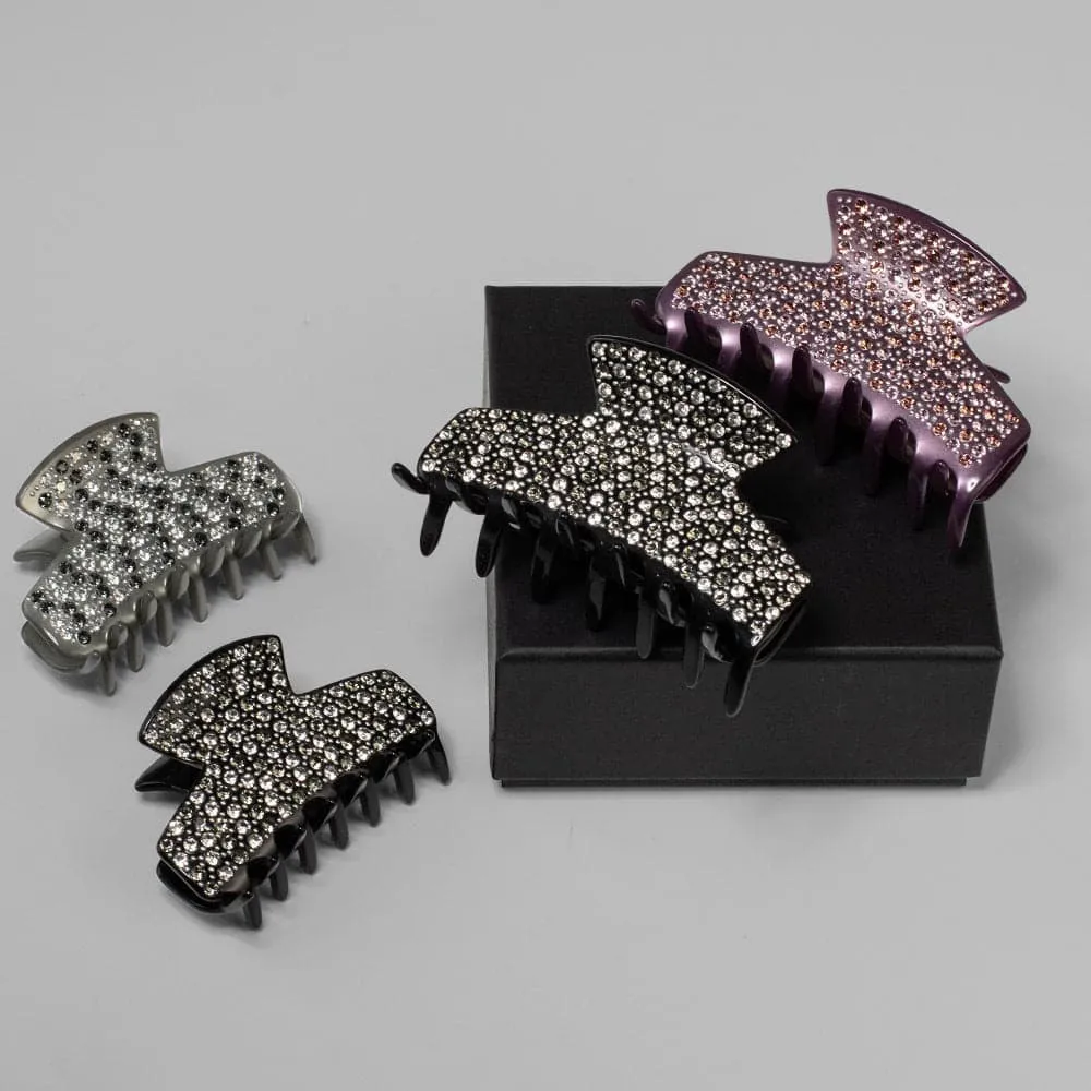 Iconique Handmade Crystal Small Hair Claw