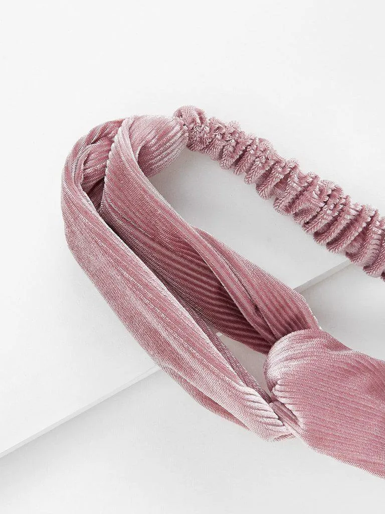 Knot Design Adjustable Headband