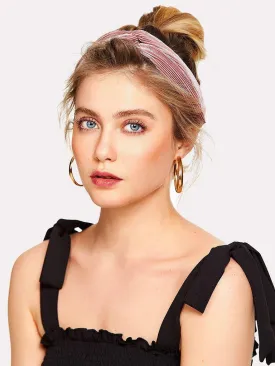 Knot Design Adjustable Headband