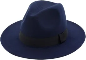 Men & Women Wide Brim Floppy Panama Hat Classic Fedora Hat Rancher Jazz Hat Vintage Church