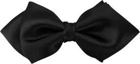 Men's Luxurious Matte 100% Satin Silk Pre-tied Bowtie Solid Diamond Bow Ties