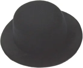 Mini Top Hat Fascinator Base - 5" Diameter with Hair Clips