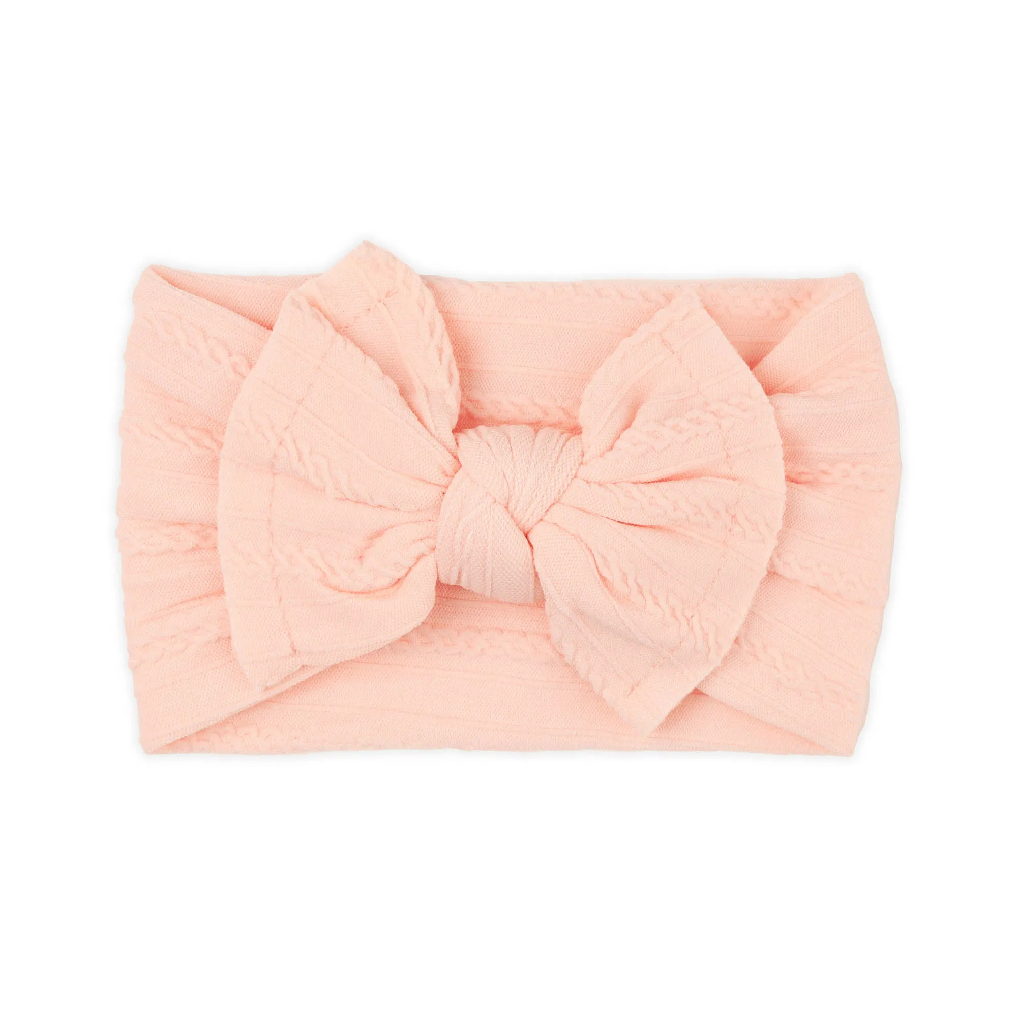 Nadoraa Peach & Purple Baby Headbands- 2 Pack