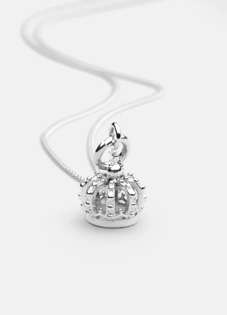 Necklace | The Crown | Polished Steel