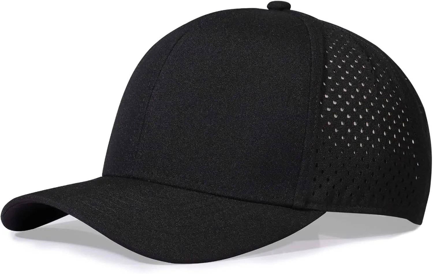Oversize XL XXL Quick Dry Baseball Cap, Large Performance Snapback Hats, Laser Cut Mesh Ball Cap for Men Big Heads 23.5"-26"