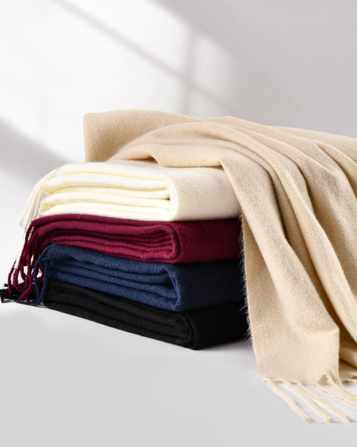 Premillow Scarfs for Women, Winter Scarf, Classic Pashmina Shawls and Wraps, Cashmere Feel Scarfs for Women, Long Scarves