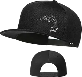 Skateboard Hat Snapback Hats for Men Flat Bill Hats for Boy Adjustable Baseball Cap for Teens Hip Hop Sports