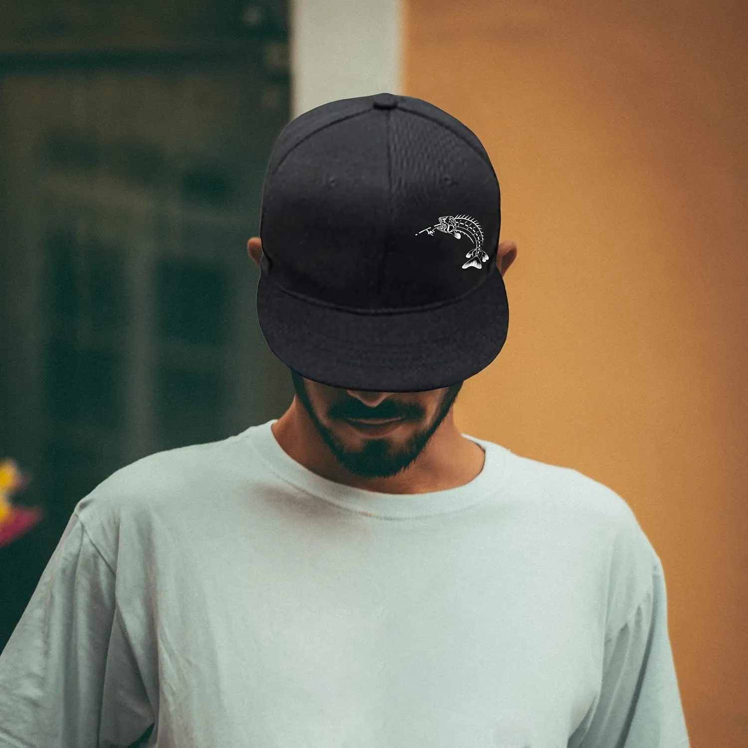 Skateboard Hat Snapback Hats for Men Flat Bill Hats for Boy Adjustable Baseball Cap for Teens Hip Hop Sports