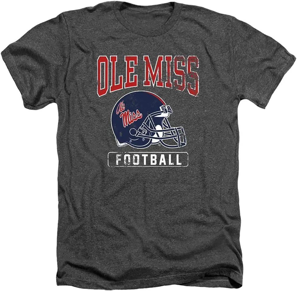 University of Mississippi Official Football Helmet Unisex Adult T Shirt